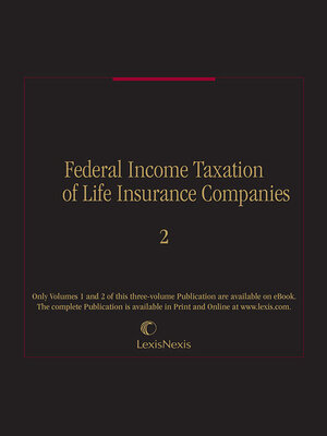 cover image of Federal Income Taxation of Life Insurance Companies